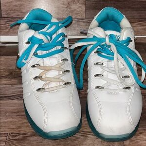Lugz Kids Sneakers in White and Teal #KS1003